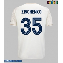 Camisa de Futebol Nottingham Forest Oleksandr Zinchenko #35 Equipamento Secundário 2025-26 Manga Curta